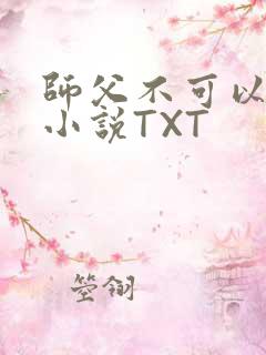 师父不可以灵犀小说TXT