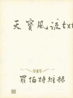 天宝风流txt