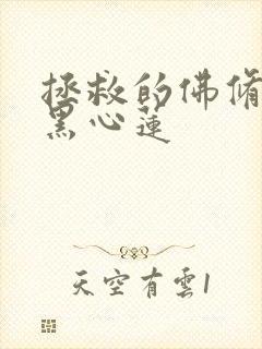 拯救的佛修是个黑心莲