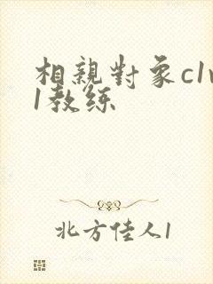 相亲对象c1v1教练