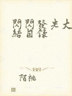 闪闪发光大团圆结目录