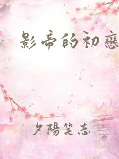 影帝的初恋
