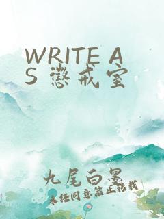 WRITE AS 惩戒室