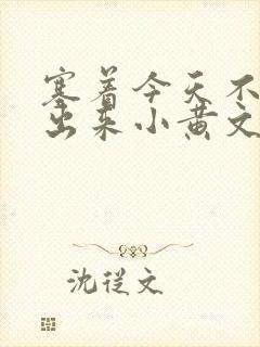 塞着今天不准拿出来小黄文