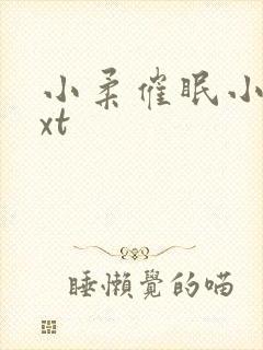 小柔催眠小说txt