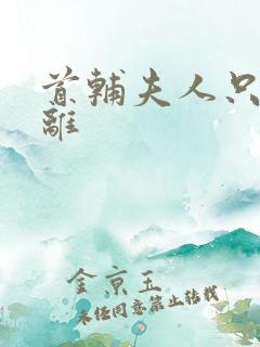 首辅夫人只想和离