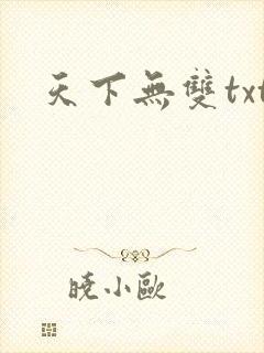 天下无双txt