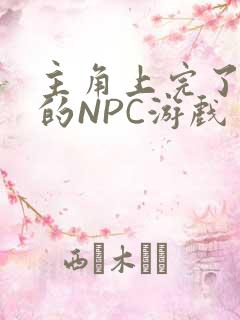 主角上完了所有的NPC游戏