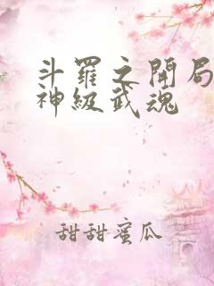 斗罗之开局签到神级武魂