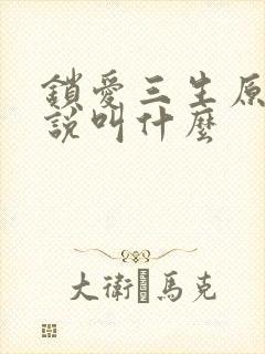 锁爱三生原著小说叫什么