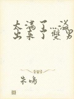 太满了...溢出来了双男动漫