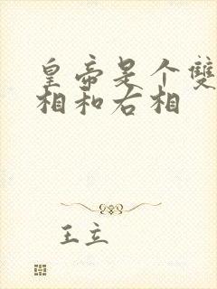 皇帝是个双被左相和右相