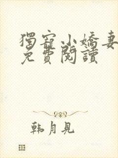 独宠小娇妻全文免费阅读