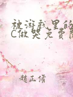 被游戏里的NPC做哭免费阅读