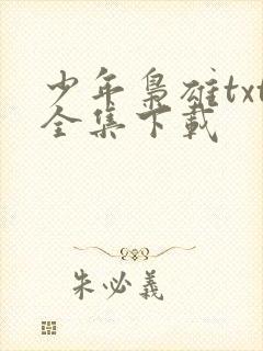 少年枭雄txt全集下载