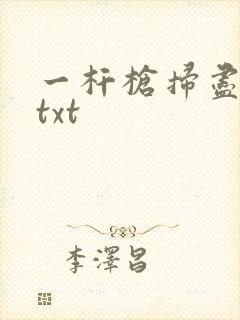 一杆枪扫尽全家txt