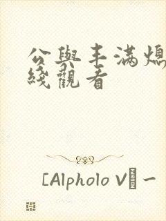 公与丰满熄4在线观看