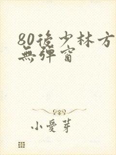 80后少林方丈无弹窗