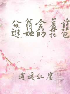 公翁含着前面挺进她的花苞