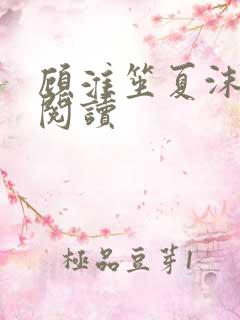 顾淮笙夏沫免费阅读