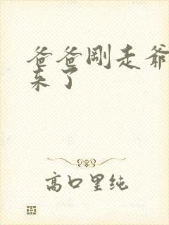 爸爸刚走爷爷就来了