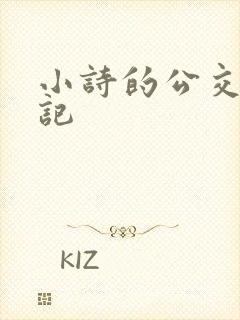 小诗的公交车日记