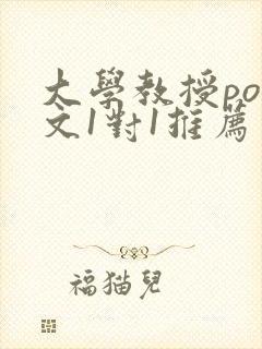 大学教授pop文1对1推荐