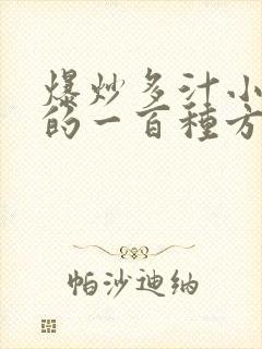 爆炒多汁小美人的一百种方法