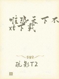 唯恐天下不乱txt下载