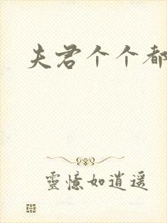 夫君个个都是宝