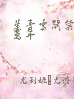 叶青云关禁闭一万年