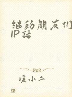 继的朋友们SVIP话