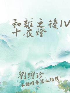 和离之后1V1十夜灯