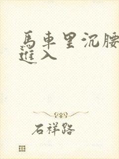 马车里沉腰缓缓进入