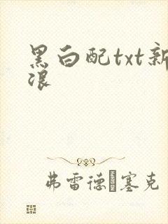 黑白配txt新浪