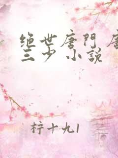 绝世唐门 唐家三少 小说