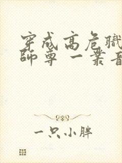 穿成高危职业之师尊 一丛音