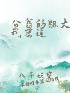 公翁的粗大挺进我密道