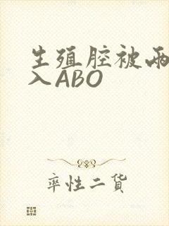 生殖腔被两根进入ABO