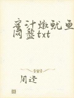 蜜汁炖鱿鱼百度网盘txt