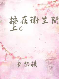 按在卫生间的墙上c