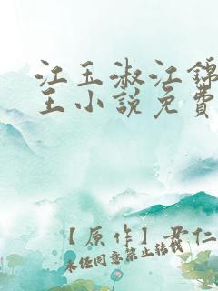 江玉淑江锦心睿王小说免费阅读