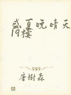 盛夏晚晴天小说19楼