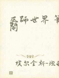 巫师世界 笔趣阁