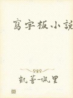写字板小说