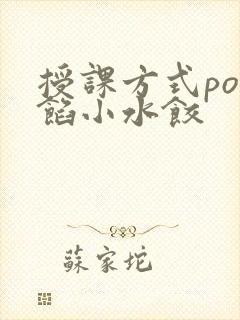 授课方式po肉馅小水饺