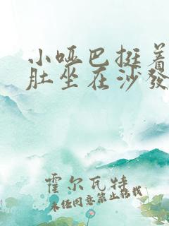 小哑巴挺着个孕肚坐在沙发