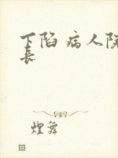 下陷 病人院院长