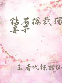 钻石总裁独宠小妻子