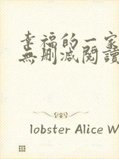 幸福的一家小说无删减阅读